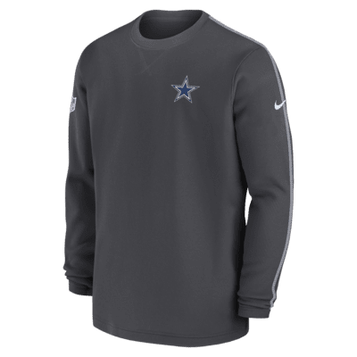 Dallas Cowboys Sideline Coach Men's Nike NFL Long-Sleeve Top